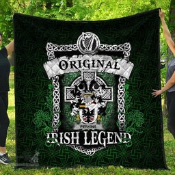 Irish Perkins Coat of Arms Family Crest Ireland Quilt Original Irish Legend Quilt
