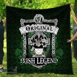 Irish Power Coat of Arms Family Crest Ireland Quilt Original Irish Legend Quilt