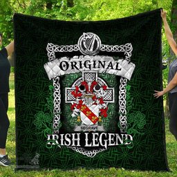 Irish Segrave Coat of Arms Family Crest Ireland Quilt Original Irish Legend Quilt