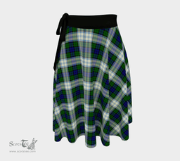 Scottish Blackwatch Dress Modern Clan Tartan Classic Wrap Skirt