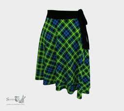 Scottish Campbell of Breadalbane Ancient Clan Tartan Classic Wrap Skirt
