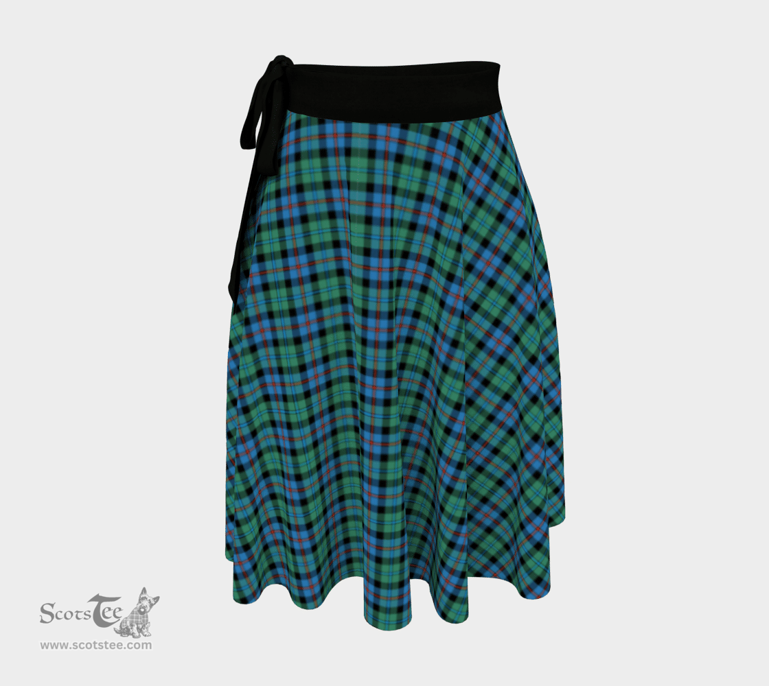 Scottish Campbell of Cawdor Ancient Clan Tartan Classic Wrap Skirt
