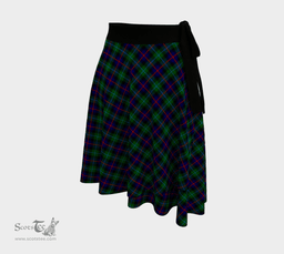 Scottish Campbell of Cawdor Modern Clan Tartan Classic Wrap Skirt