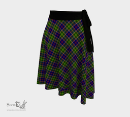 Scottish Ayrshire District Clan Tartan Classic Wrap Skirt