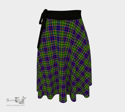 Scottish Ayrshire District Clan Tartan Classic Wrap Skirt
