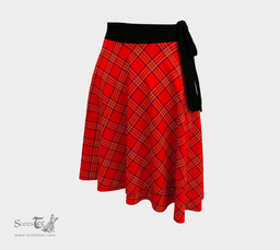 Scottish Burnett Modern Clan Tartan Classic Wrap Skirt