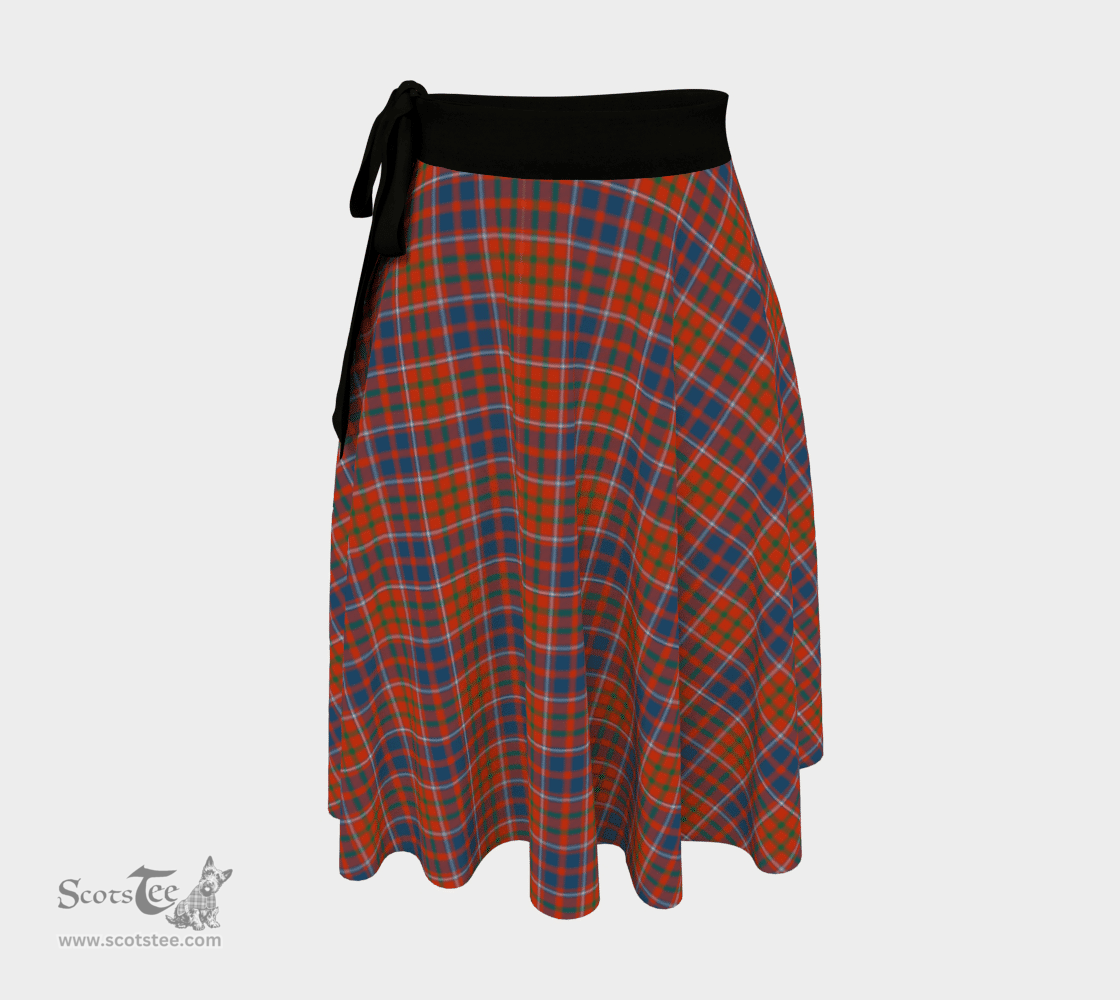 Scottish Cameron of Lochiel Ancient Clan Tartan Classic Wrap Skirt