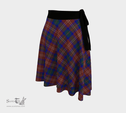 Scottish Chisholm Hunting Modern Clan Tartan Classic Wrap Skirt