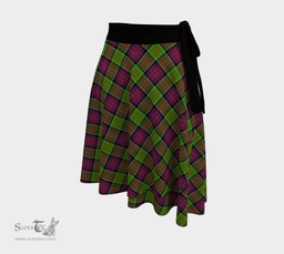Scottish MacDonald of Clanranald Clan Tartan Classic Wrap Skirt