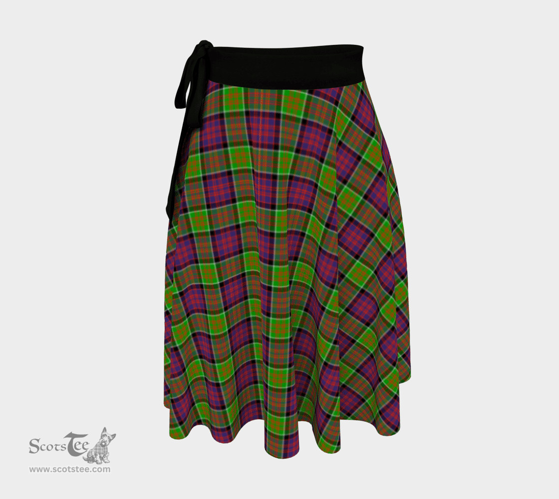Scottish MacDonald of Clanranald Clan Tartan Classic Wrap Skirt