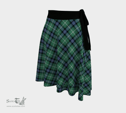 Scottish MacDonald of the Isles Hunting Ancient Clan Tartan Classic Wrap Skirt