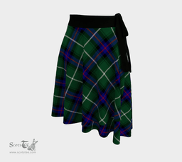 Scottish MacDonald of the Isles Hunting Modern Clan Tartan Classic Wrap Skirt