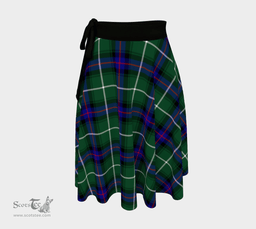 Scottish MacDonald of the Isles Hunting Modern Clan Tartan Classic Wrap Skirt