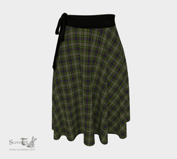 Scottish Davidson Tulloch Dress Clan Tartan Classic Wrap Skirt