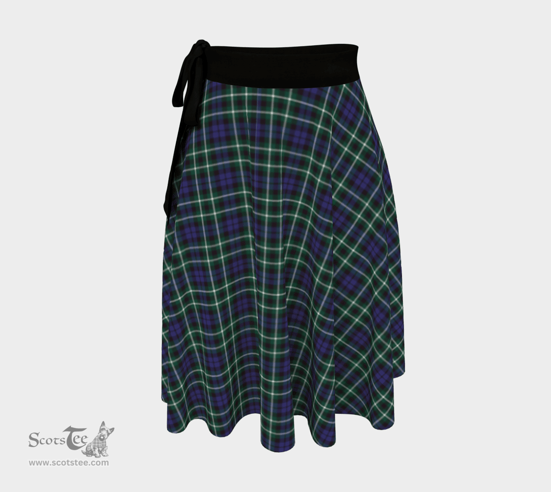 Scottish Graham of Montrose Modern Clan Tartan Classic Wrap Skirt