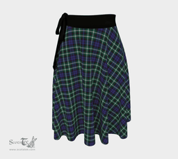 Scottish Graham of Montrose Modern Clan Tartan Classic Wrap Skirt