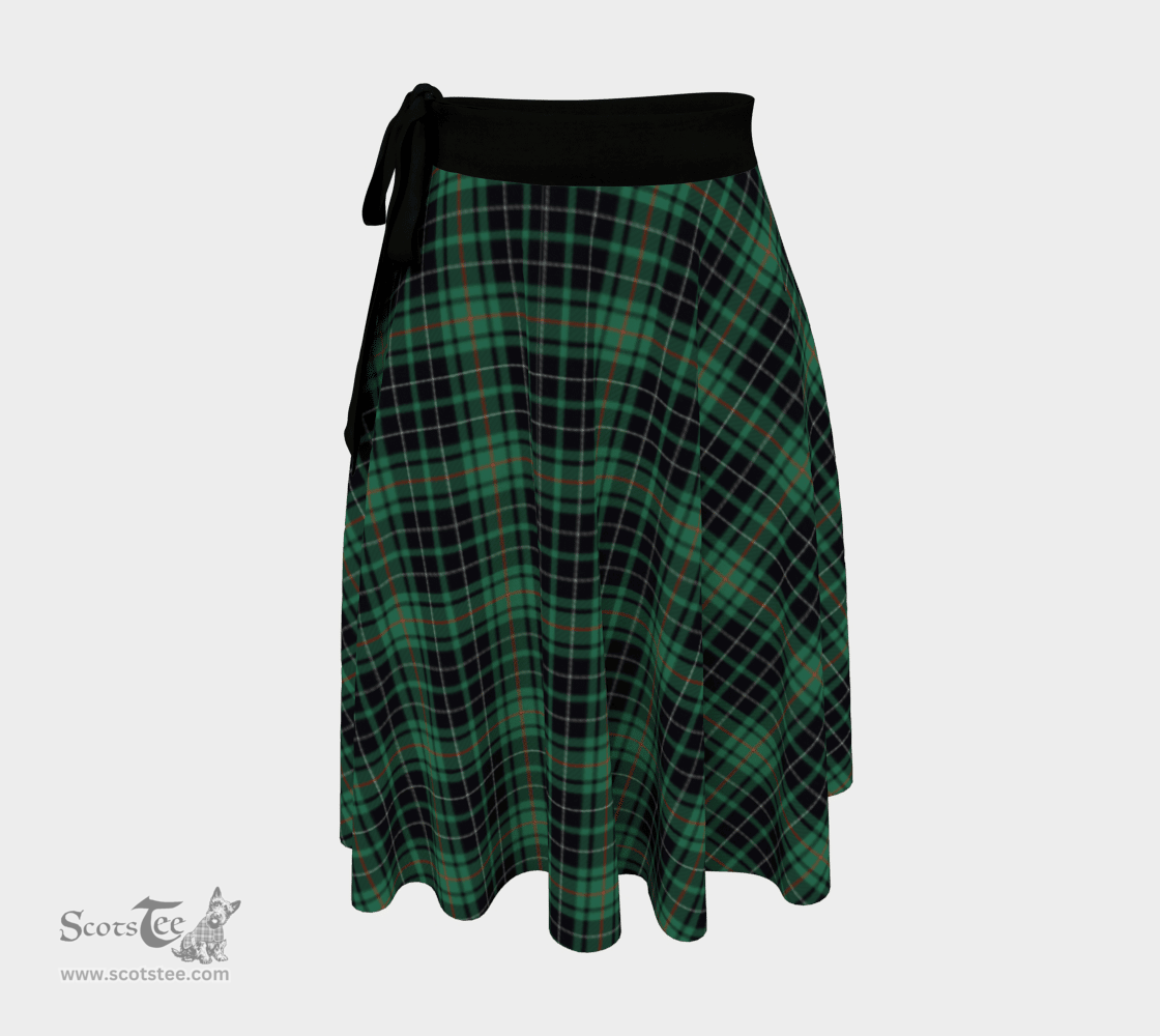 Scottish MacAulay Hunting Ancient Clan Tartan Classic Wrap Skirt