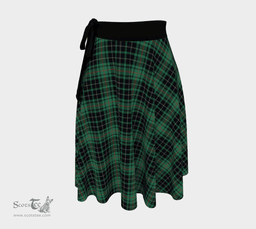 Scottish MacAulay Hunting Ancient Clan Tartan Classic Wrap Skirt