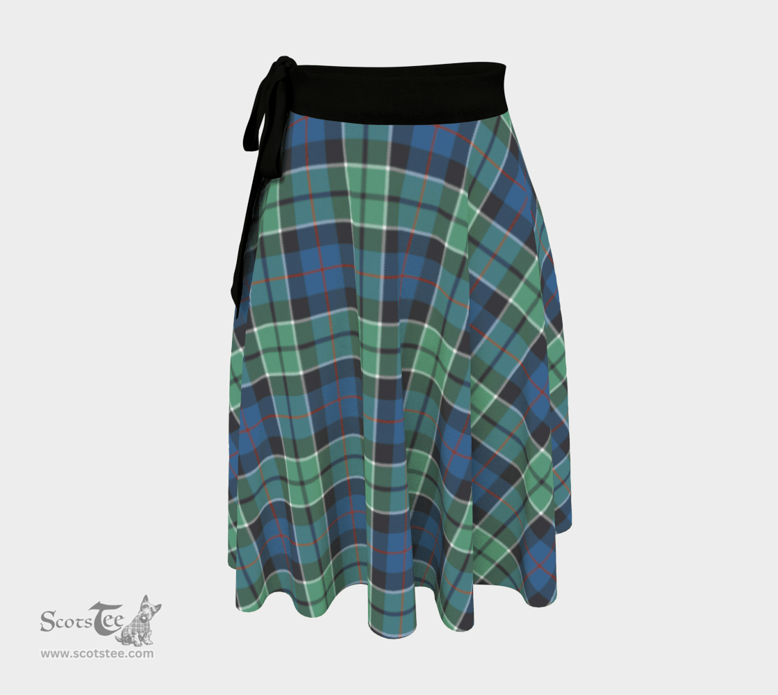 Scottish Leslie Hunting Ancient Clan Tartan Classic Wrap Skirt