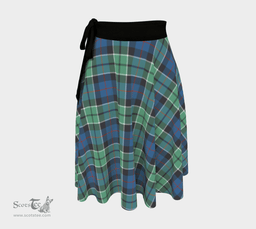 Scottish Leslie Hunting Ancient Clan Tartan Classic Wrap Skirt