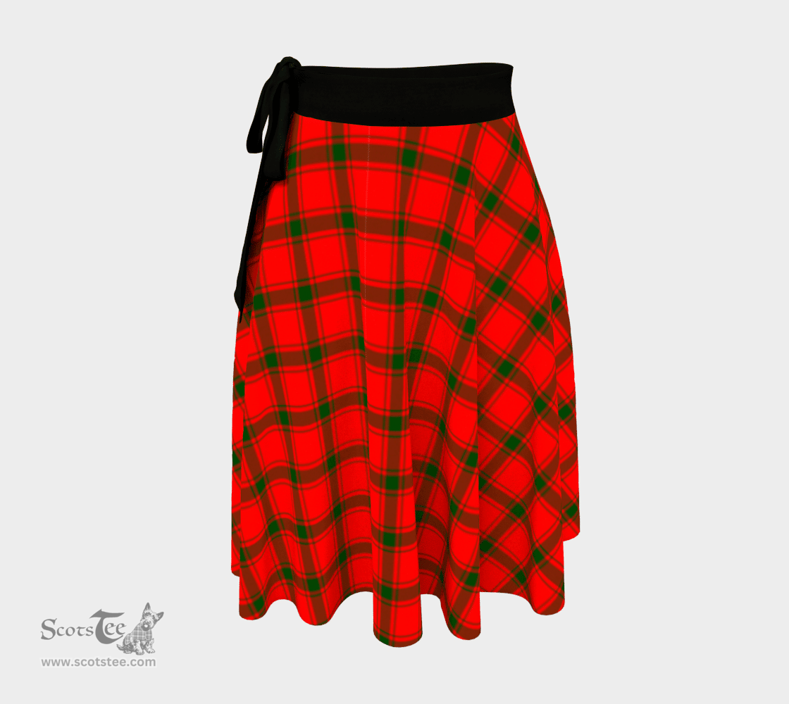 Scottish MacDonald of Sleat Clan Tartan Classic Wrap Skirt