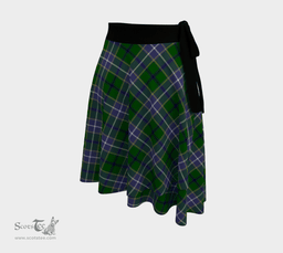 Scottish Wishart Hunting Modern Clan Tartan Classic Wrap Skirt