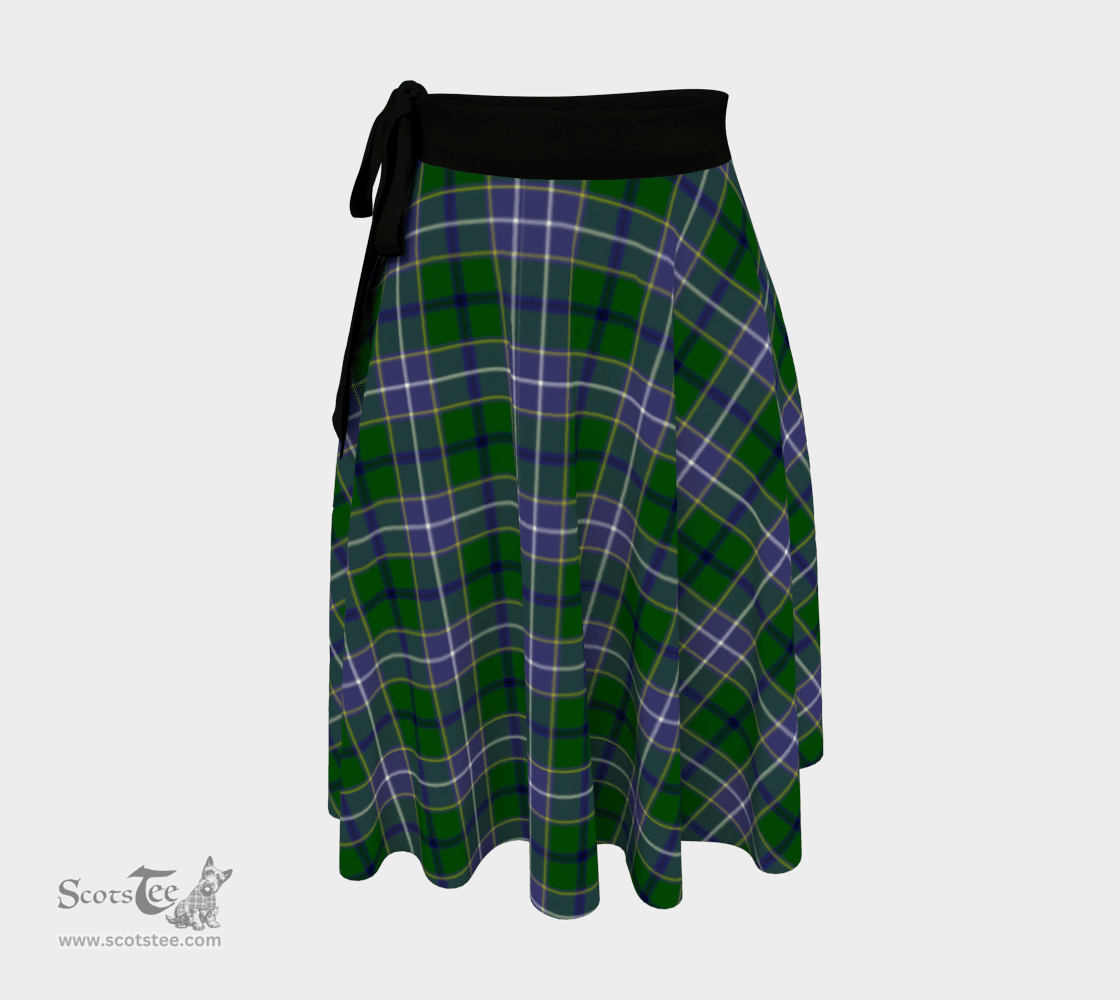 Scottish Wishart Hunting Modern Clan Tartan Classic Wrap Skirt