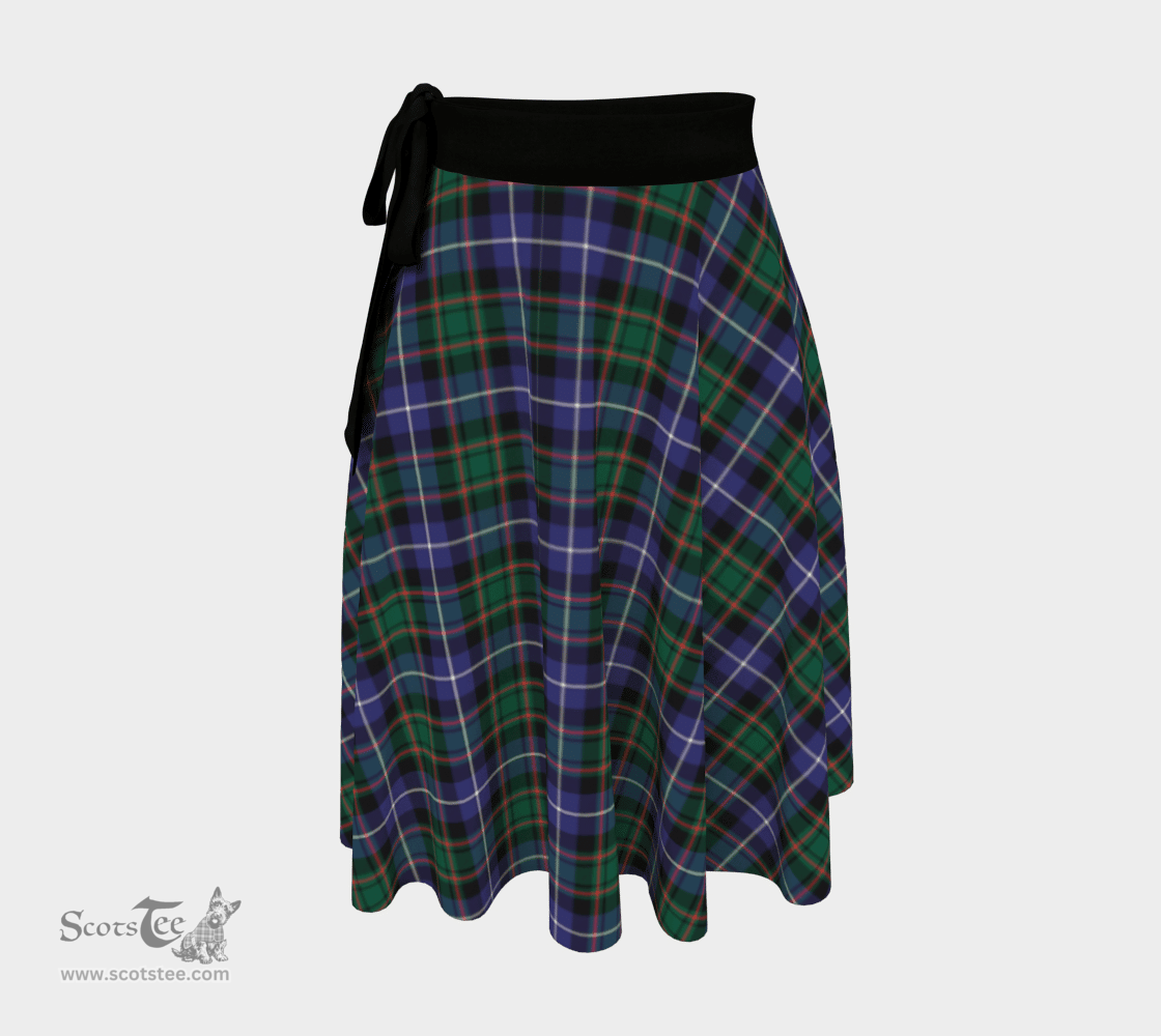 Scottish MacRae Hunting Modern Clan Tartan Classic Wrap Skirt