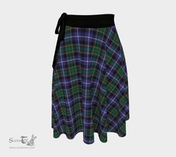 Scottish MacRae Hunting Modern Clan Tartan Classic Wrap Skirt