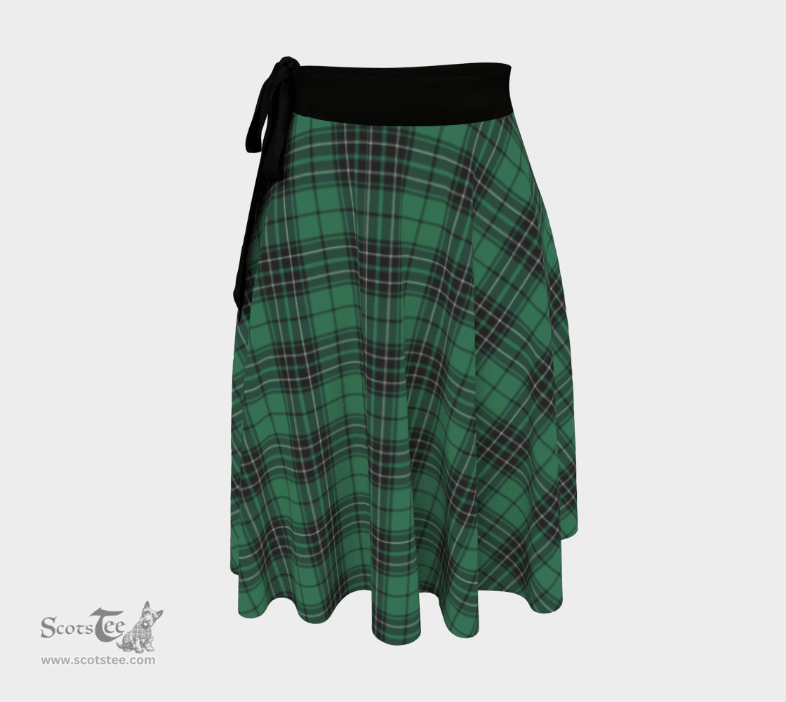 Scottish MacLean Hunting Ancient Clan Tartan Classic Wrap Skirt
