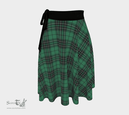 Scottish MacLean Hunting Ancient Clan Tartan Classic Wrap Skirt