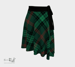 Scottish Ross Hunting Modern Clan Tartan Classic Wrap Skirt