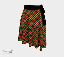 Scottish MacLachlan Hunting Modern Clan Tartan Classic Wrap Skirt