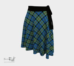 Scottish MacLeod of Harris Ancient Clan Tartan Classic Wrap Skirt