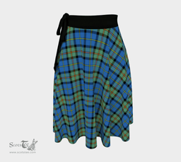 Scottish MacLeod of Harris Ancient Clan Tartan Classic Wrap Skirt