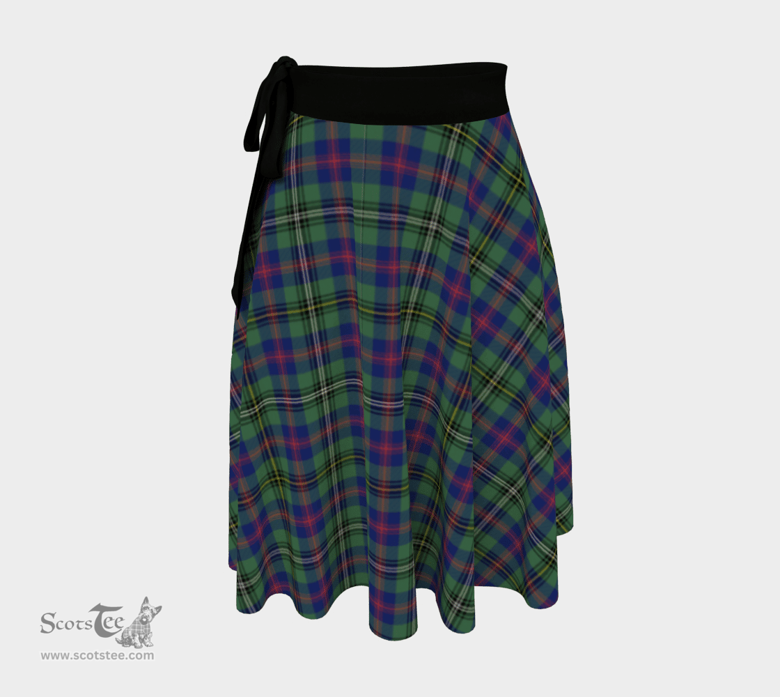 Scottish Wood Modern Clan Tartan Classic Wrap Skirt