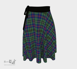 Scottish Wood Modern Clan Tartan Classic Wrap Skirt