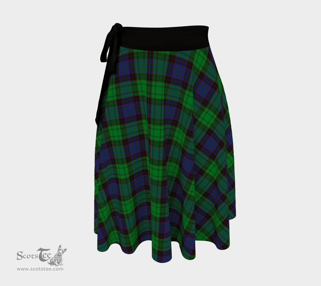Scottish Stewart Old Modern Clan Tartan Classic Wrap Skirt