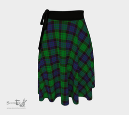 Scottish Stewart Old Modern Clan Tartan Classic Wrap Skirt