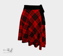 Scottish MacLeod of Raasay Clan Tartan Classic Wrap Skirt