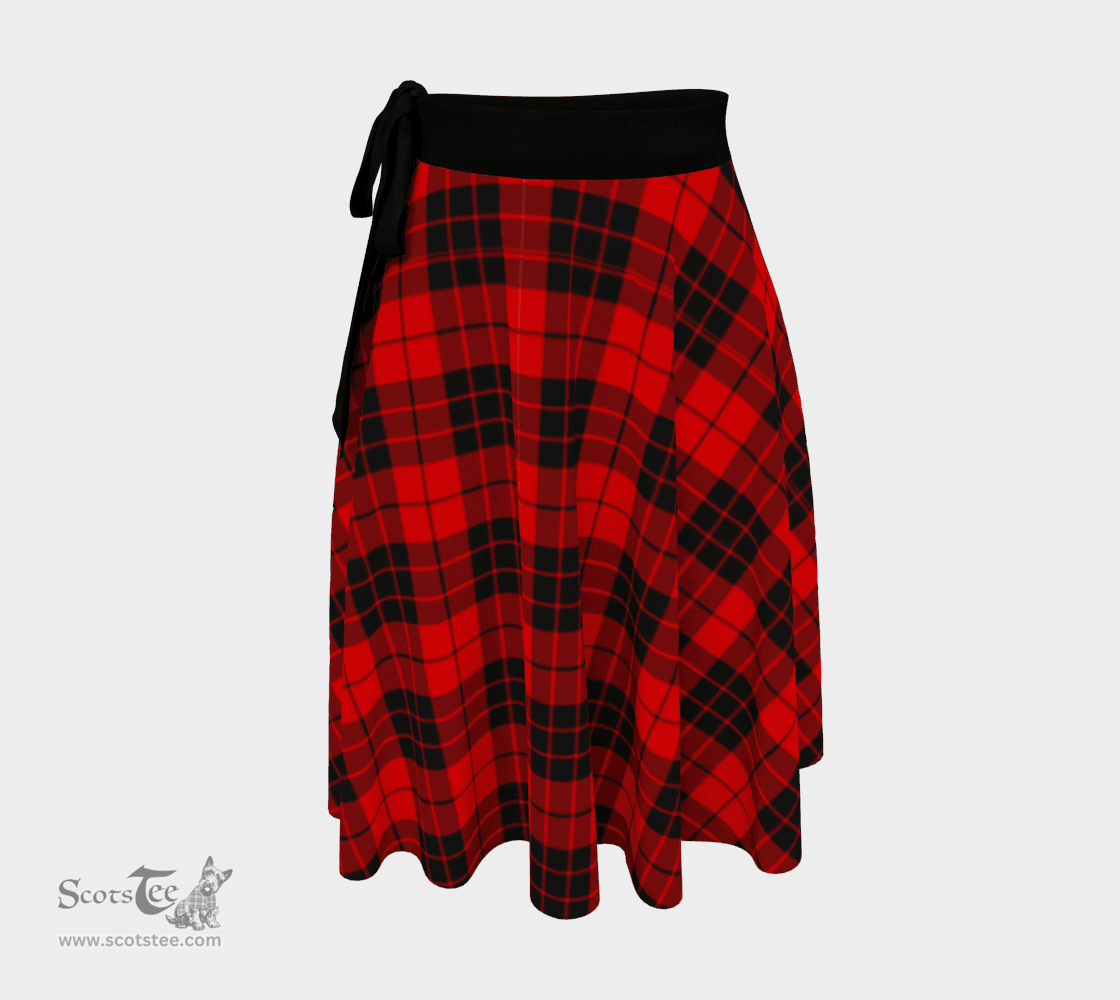 Scottish MacLeod of Raasay Clan Tartan Classic Wrap Skirt