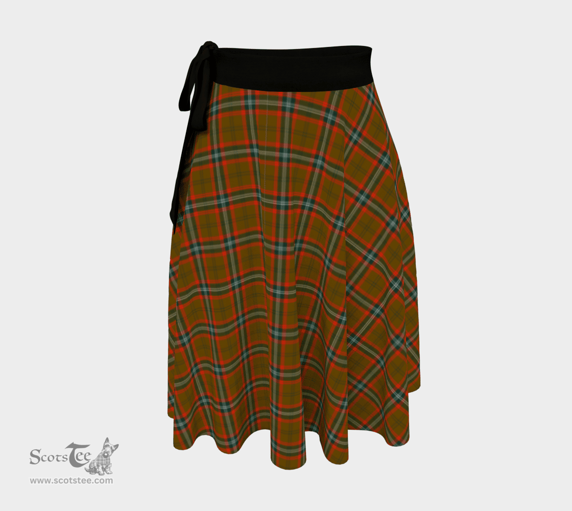 Scottish Seton Hunting Modern Clan Tartan Classic Wrap Skirt