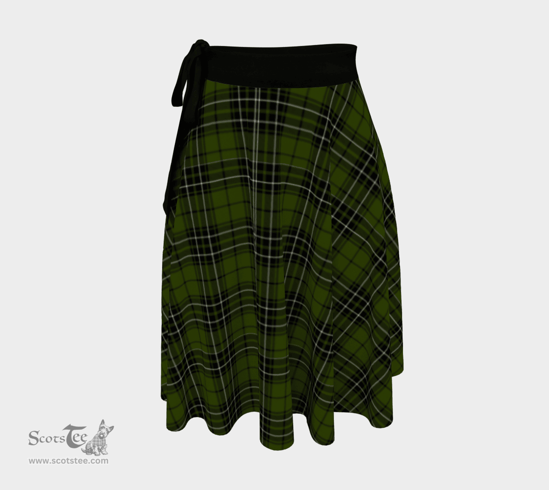 Scottish MacLean Hunting Clan Tartan Classic Wrap Skirt
