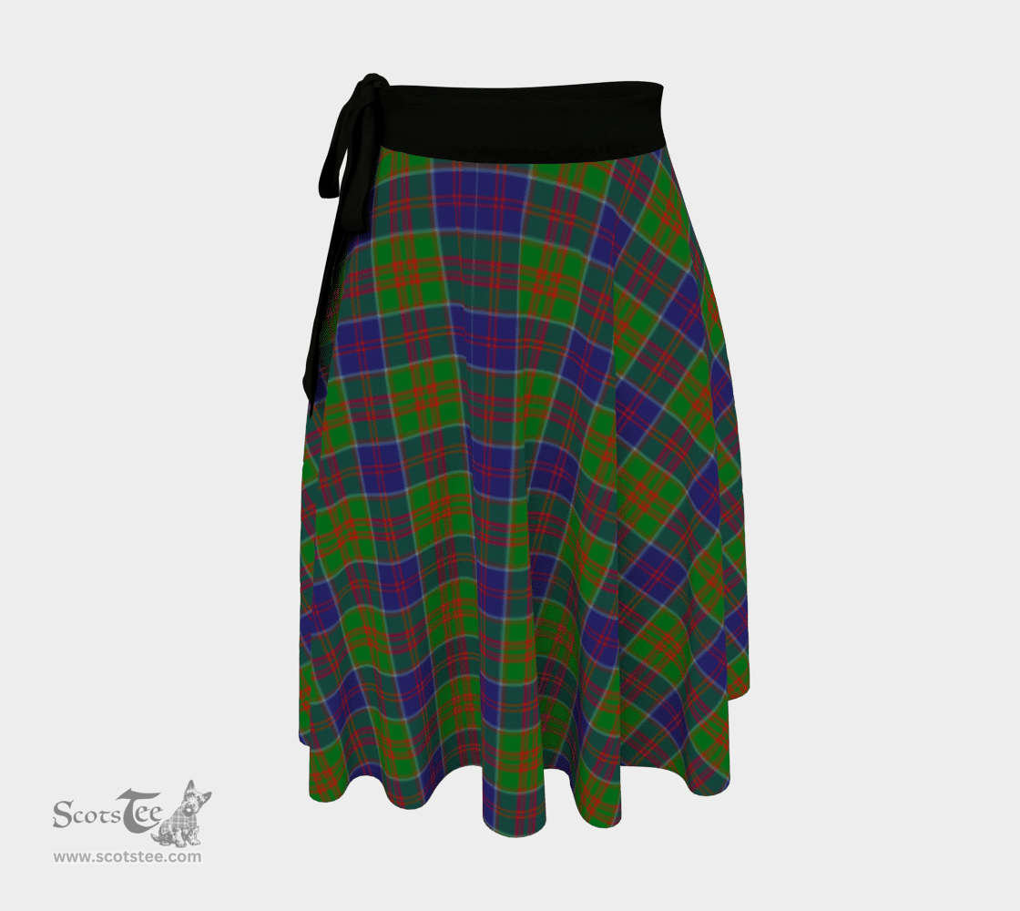 Scottish Stewart of Appin Hunting Modern Clan Tartan Classic Wrap Skirt