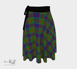 Scottish Stewart of Appin Hunting Modern Clan Tartan Classic Wrap Skirt