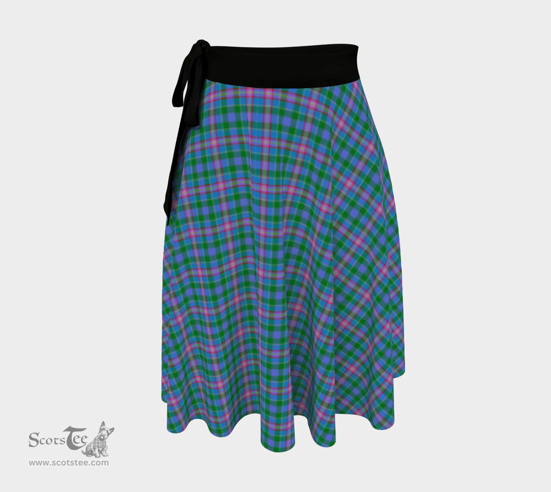 Scottish Pitcairn Hunting Clan Tartan Classic Wrap Skirt