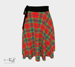 Scottish MacLean of Duart Modern Clan Tartan Classic Wrap Skirt