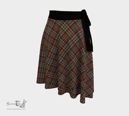 Scottish Nicolson Hunting Weathered Clan Tartan Classic Wrap Skirt