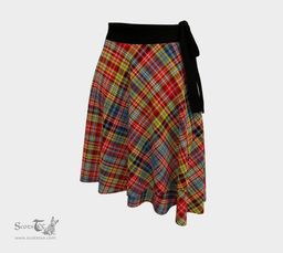 Scottish Ogilvie of Airlie Ancient Clan Tartan Classic Wrap Skirt