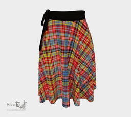 Scottish Ogilvie of Airlie Ancient Clan Tartan Classic Wrap Skirt